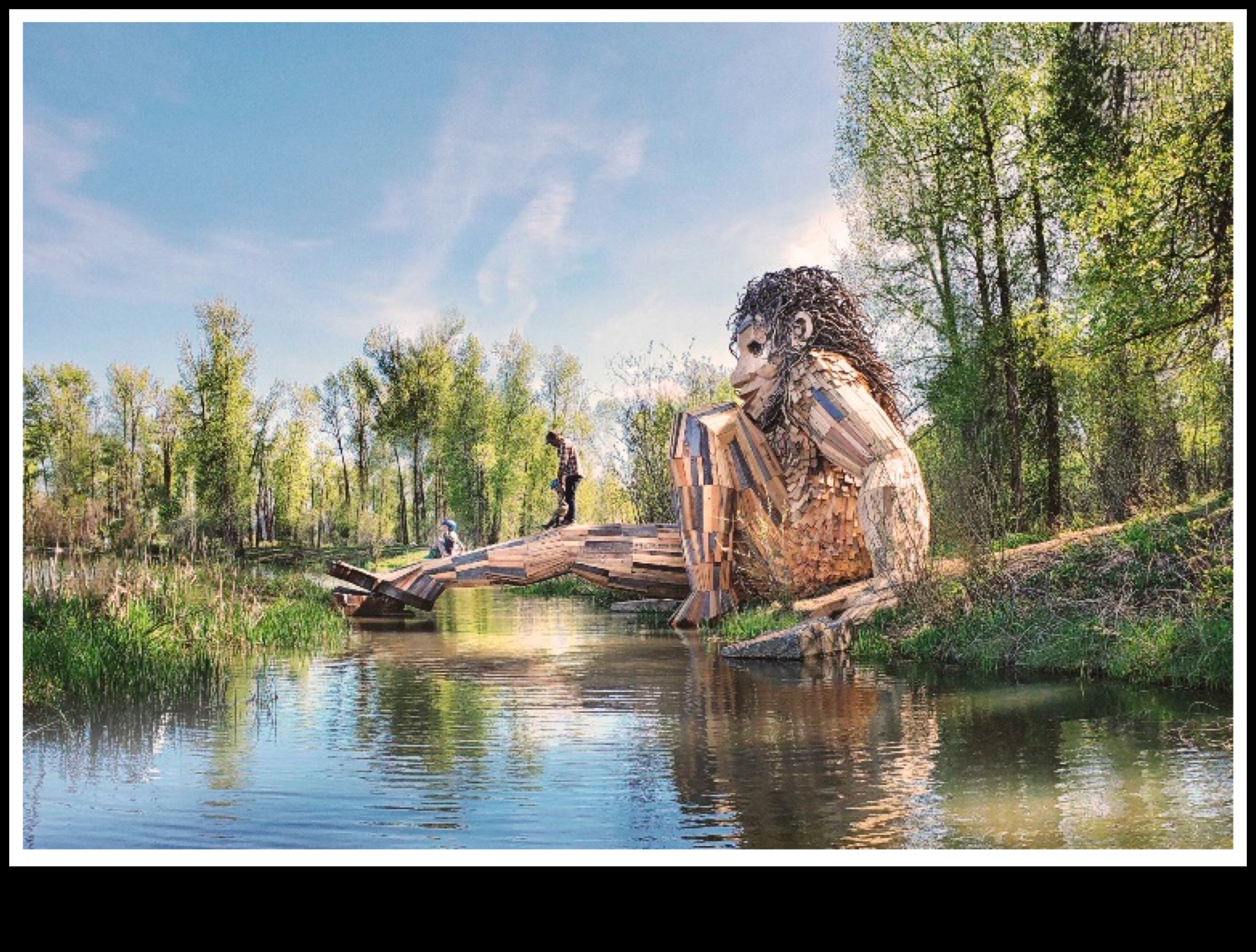 Escapade de artă ecologică: colaborări în natură și sculptură